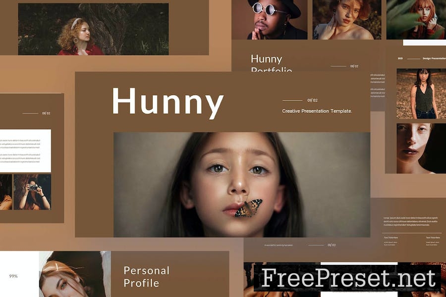 Hunny - Business Presentation Keynote Template 2LQ69UX