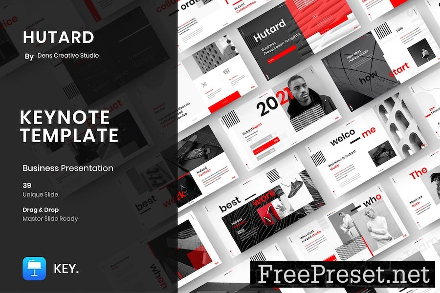 Hutard – Business Keynote Template 5XMENW2