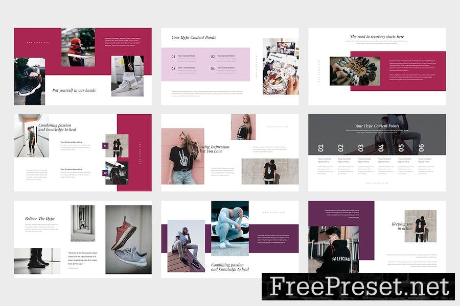 Hyzoa : Hypebeast Fashion Keynote Template PPXMEHH