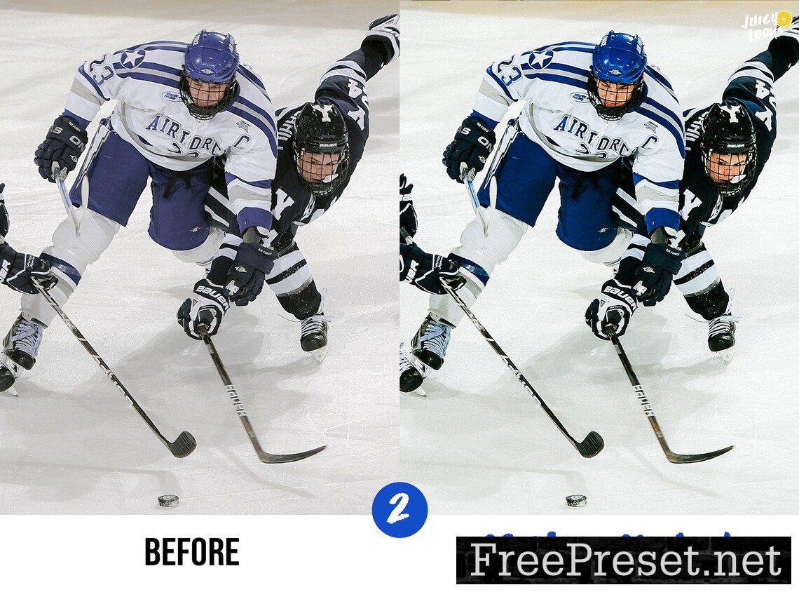 Ice Hockey Lightroom Presets Photoshop