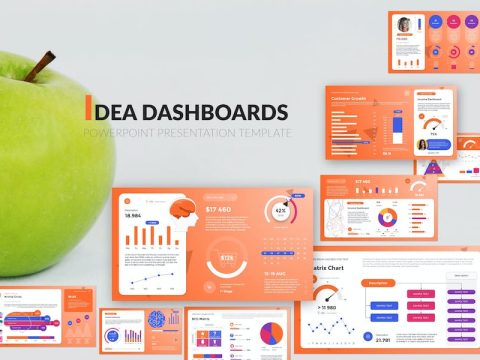 Idea Dashboards PowerPoint Presentation Template PD6ZQ29