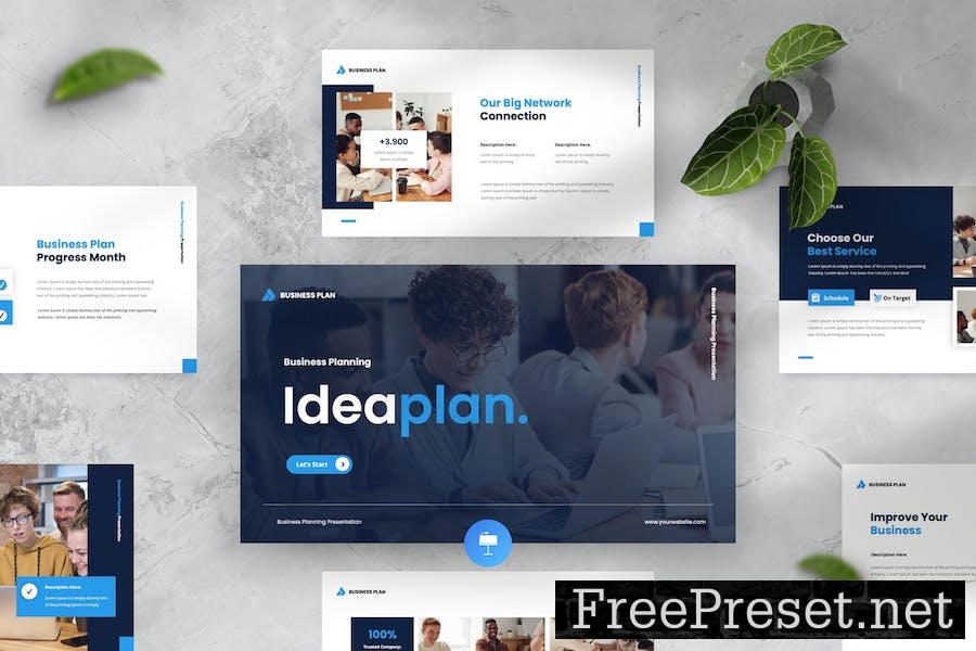 Ideaplan - Business Plan Keynote Template VGZ3V3Y