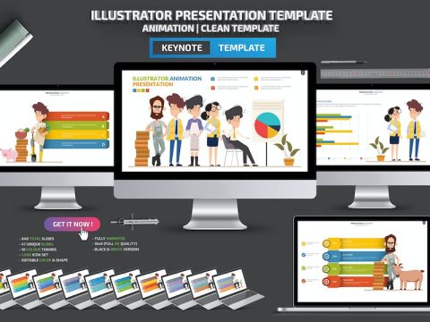 Illustrator Animation Keynote Templates YHXNB9R