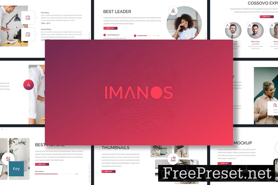 Imanos - Business Keynote Template XYL9XUV