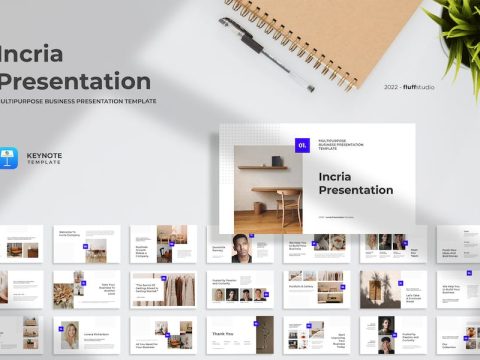 Incria - Minimalist Keynote Template CV9LLNH