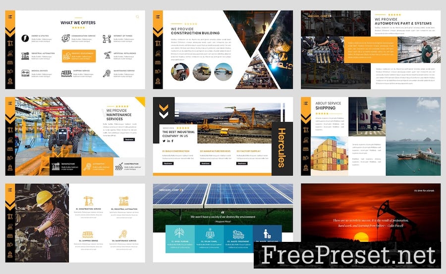 Industrial - Factory Keynote Template ESLLRJ7