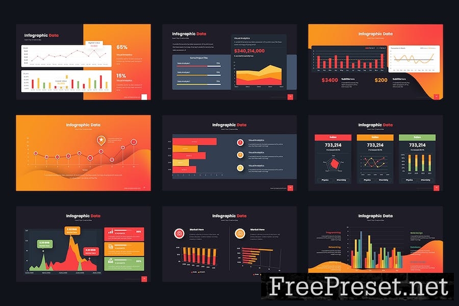 Infographic Data Keynote Templates AEQUF96