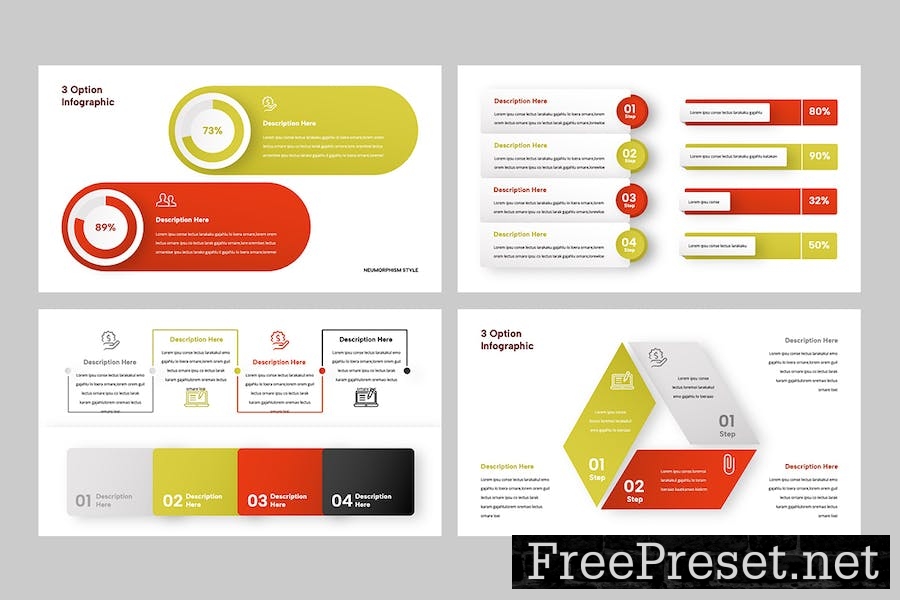 Infographic Google Slides Template VWSGJDT