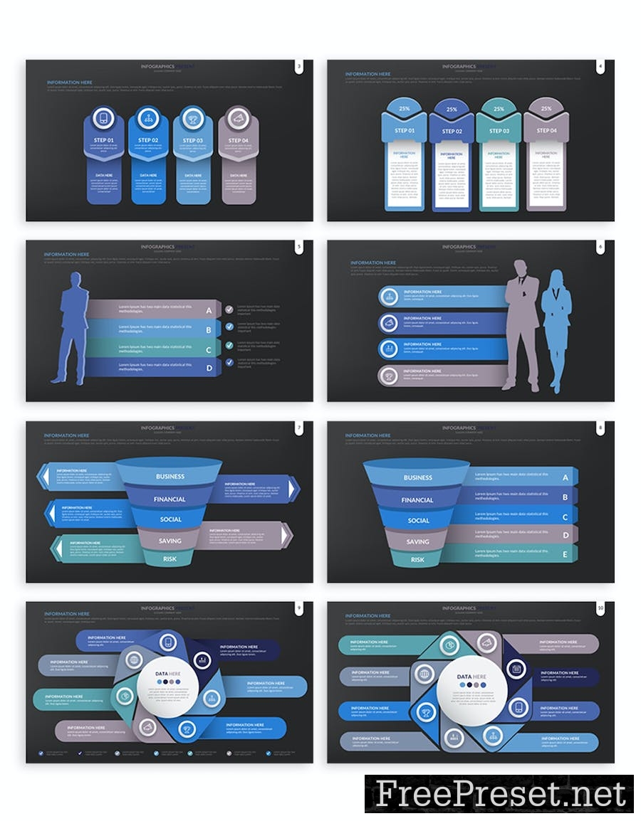 Infographic Keynote PresentationTemplate P9YU765