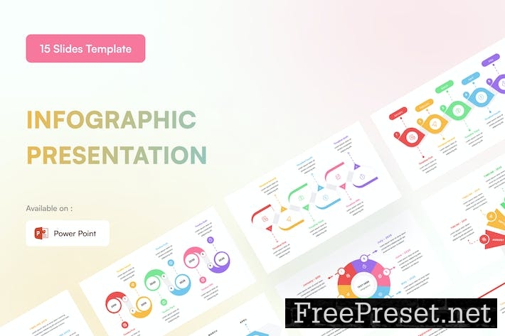 Infographic Timeline Presentation Template XZBT54S