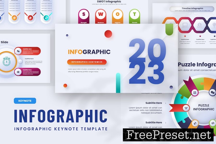 Infographic Vol.01 Keynote Template MUWRLG6