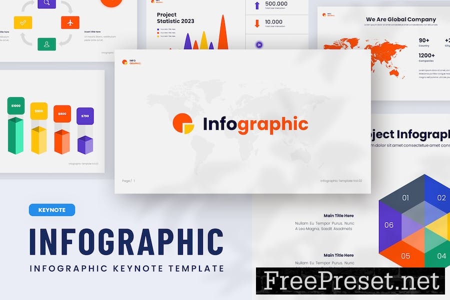 Infographic Vol.02 Keynote Template VVAD2KV