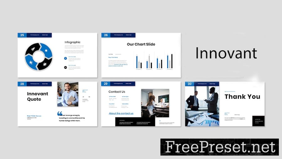 Innovant - Business Presentation Keynote Template XAEYD6F