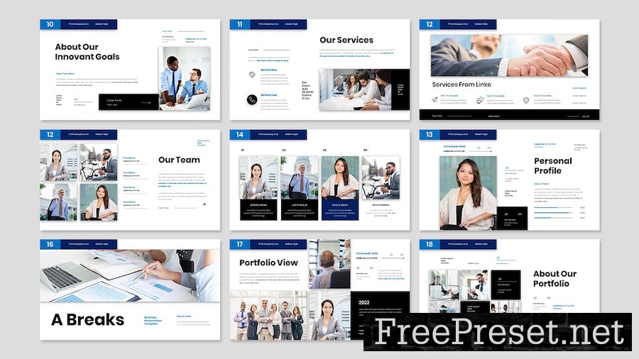 Innovant - Business Presentation Keynote Template XAEYD6F