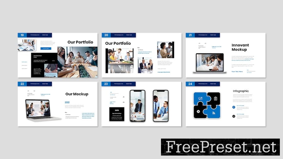 Innovant - Business Presentation Keynote Template XAEYD6F