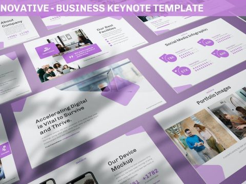 Innovative - Business Keynote Template Z45YHA3