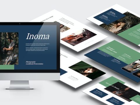 Inoma : Photography Lookbook Google Slides KUDPNUL