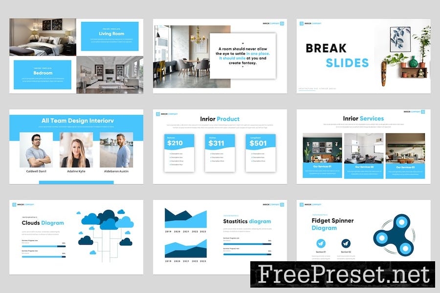 Inrior - Interior Keynote Template Template PD84HL4