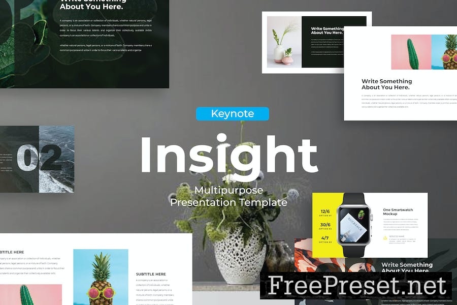 Insight - Keynote Template ZZZ3JPD