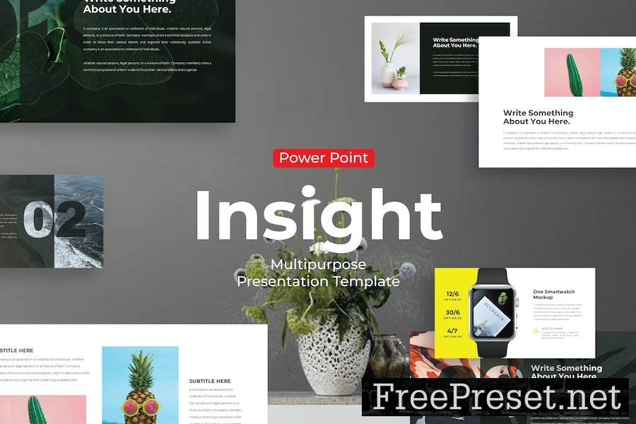 Insight - PowerPoint Template HJ8TGNM