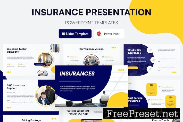 Insurance Presentation Template Powerpoint HZDV8YK