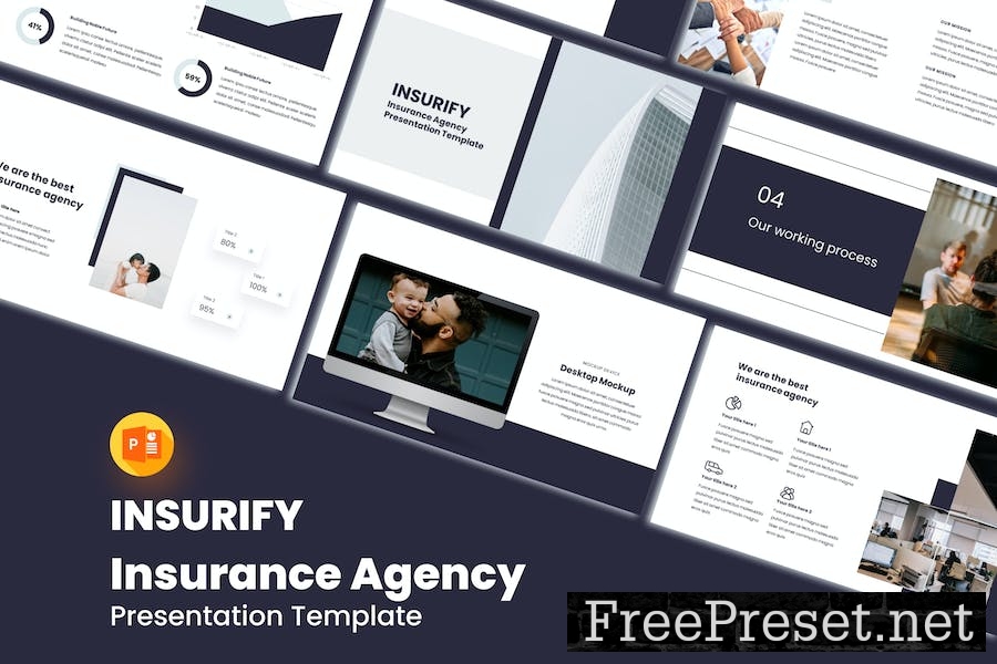 INSURIFY – Insurance Agency Presentation Template XUDYBSZ