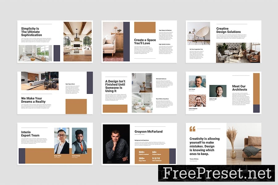 Interior Design Keynote Presentation Template PHEQ7M8