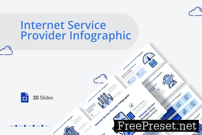 Internet Service Provider Infographic Google Slide