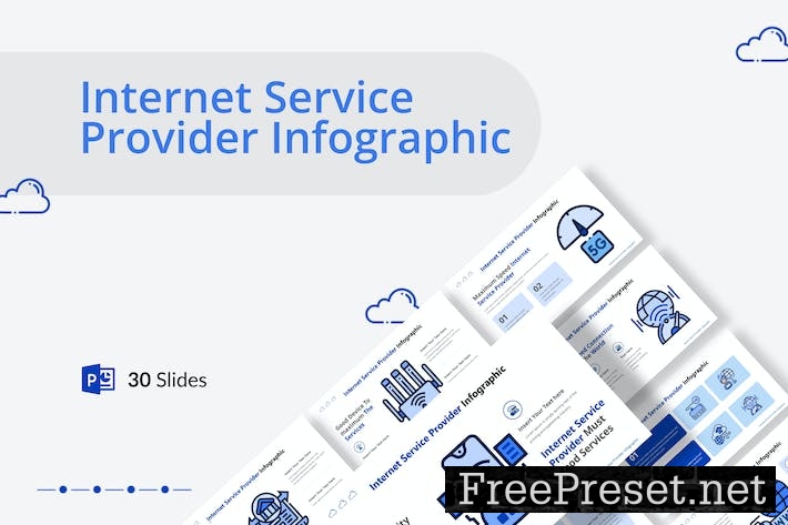 Internet Service Provider Infographic PowerPoint JC9B27X