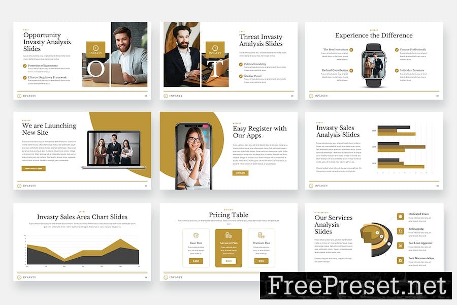 INVASTY - Investment Consulting Keynote Template FVZV3BR