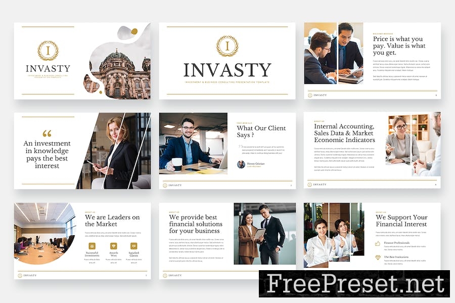 INVASTY - Investment Consulting Keynote Template FVZV3BR