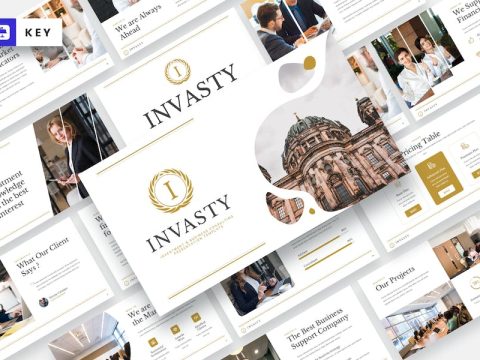 INVASTY - Investment Consulting Keynote Template FVZV3BR