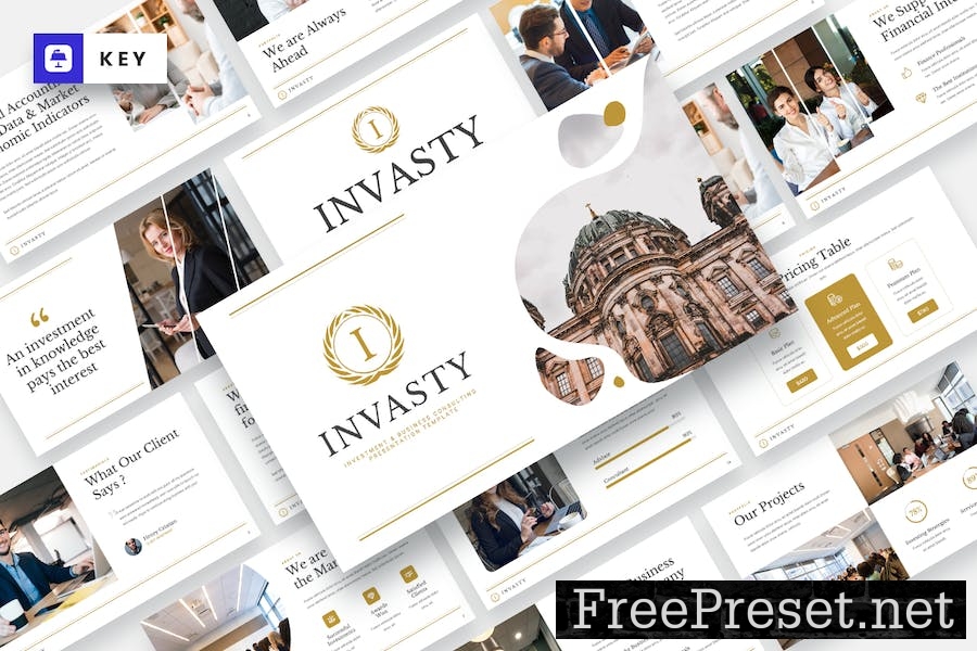 INVASTY - Investment Consulting Keynote Template FVZV3BR