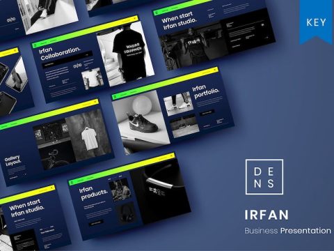 Irfan – Business Keynote Template T38QN8C