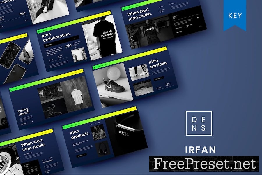 Irfan – Business Keynote Template T38QN8C