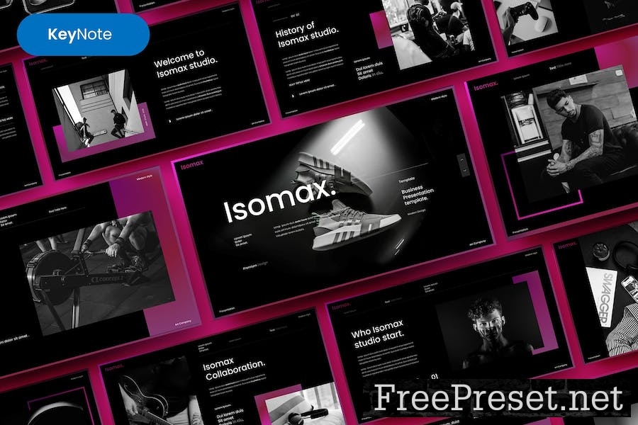 Isomax – Business Keynote Template KVEJYYE