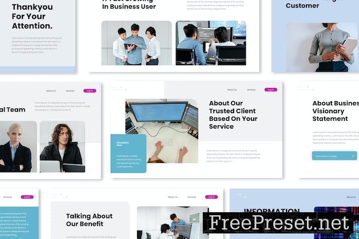 IT Consultant Keynote Presentation Template KAUZWBQ