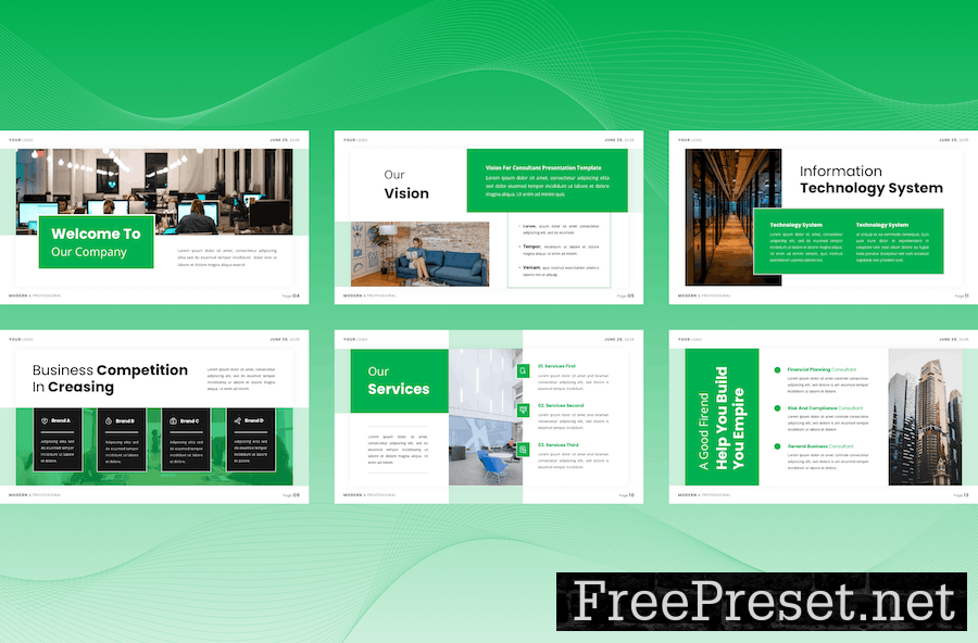 IT Consultant Presentation Template - Keynote VHJBV2T