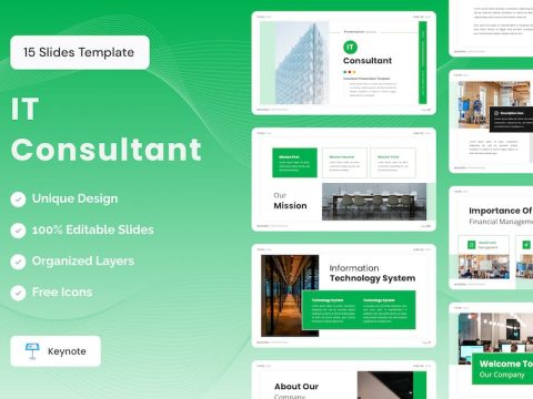 IT Consultant Presentation Template - Keynote VHJBV2T