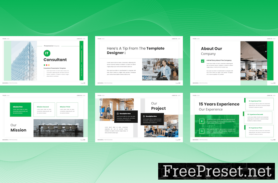 IT Consultant Presentation Template - Keynote VHJBV2T