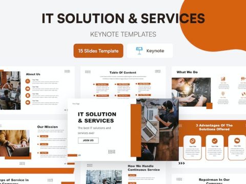 IT Solution Services Presentation Template Keynote LUCDQM2