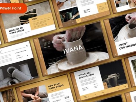 Ivana – Business PowerPoint Template Q25GFNK