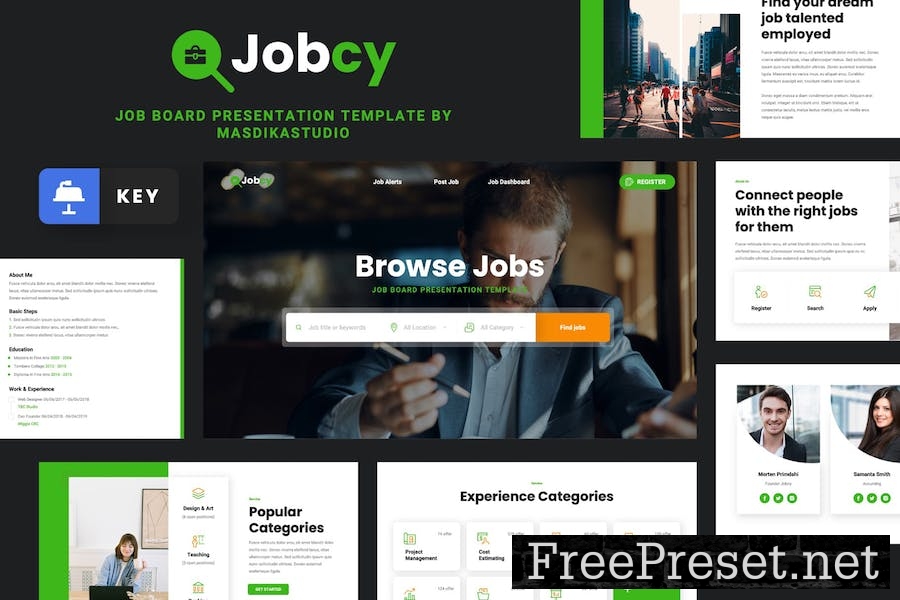 Jobcy - Job Board Keynote Template PZ92C3A