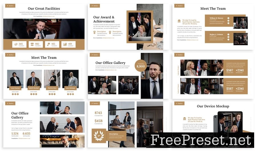 Justice - Law Firm Keynote Template N4LQK39