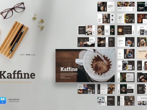 Kaffine - Coffee Business Keynote Template FQU7WZ5