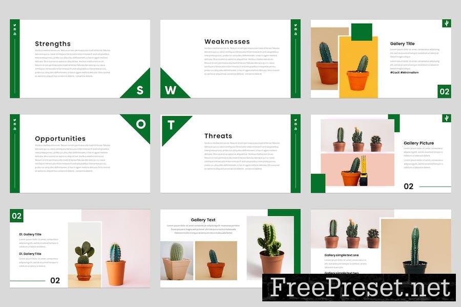 Kaktus - Plant Keynote Template 6RQ952H