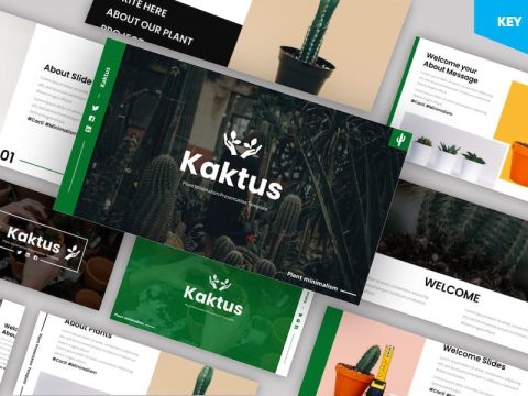 Kaktus - Plant Keynote Template 6RQ952H