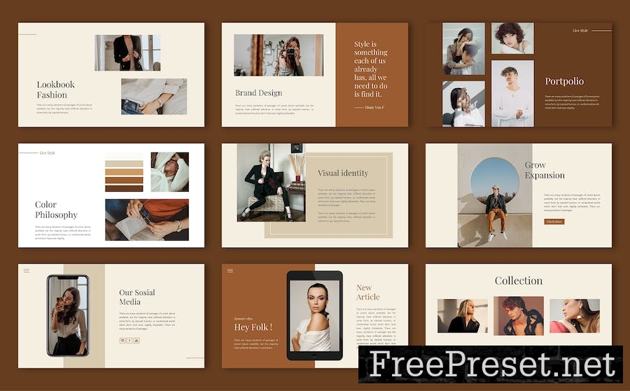 Kaline - Fashion Keynote Template UG42CGT