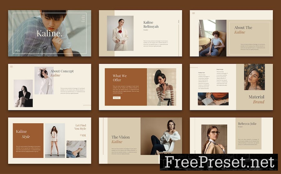 Kaline - Fashion Keynote Template UG42CGT