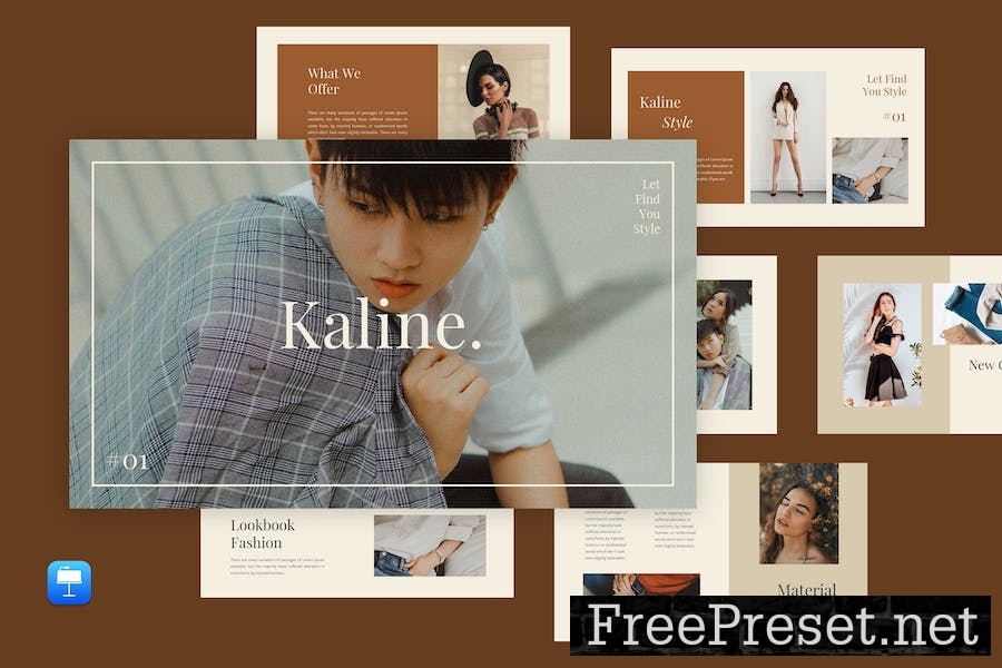 Kaline - Fashion Keynote Template UG42CGT